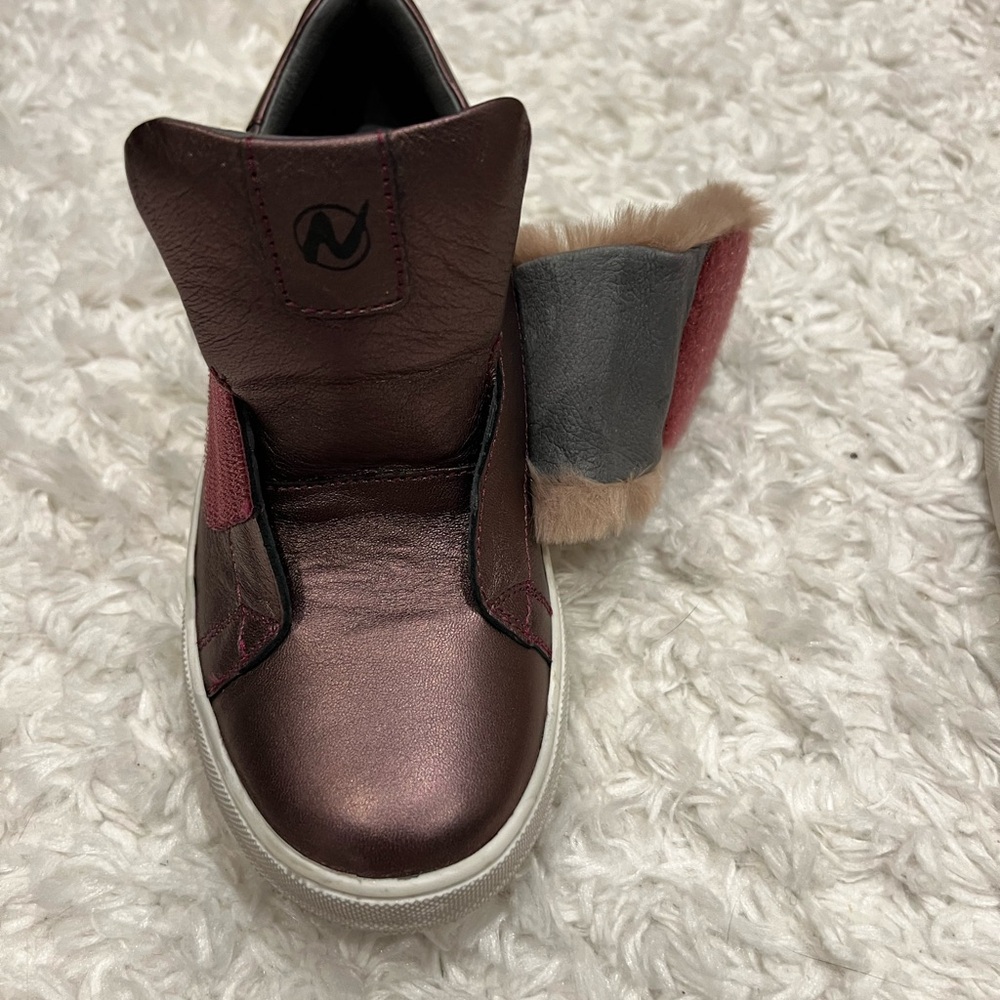 Naturino Metallic and Pink Kids Sneakers